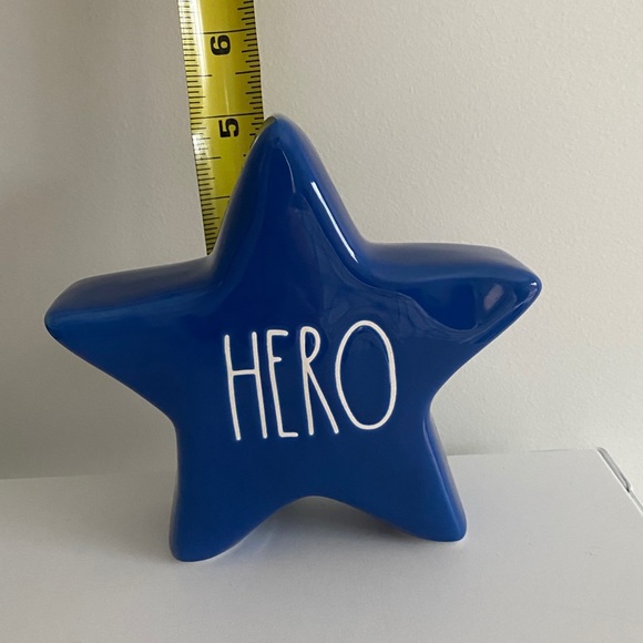 Rae Dunn HERO blue ceramic star - Picture 7 of 9